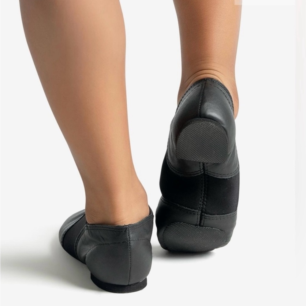 Capezio E-Series Kids Jazz Shoes Black Leather Size 10.5 NWOT - Picture 9 of 9